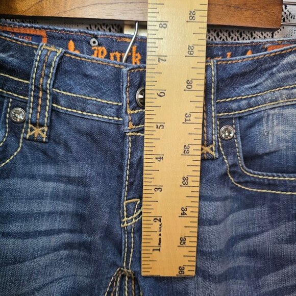 Rock Revival Christina Boot Cut Low-Rise Y2K Jeans 26 - Picture 14 of 16